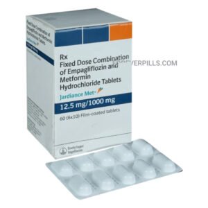 Foreverpills-Jardiance Met 12.5mg/1000mg Tablet (Empagliflozin (12.5mg) + Metformin (1000mg))